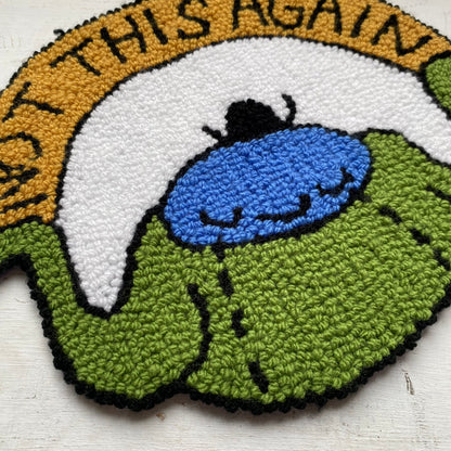 Not This Again Punch Needle Wall Decor by Don Brosbin