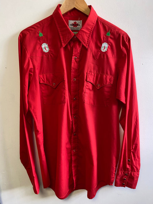 Red Hot Sauce Patches Shirt - XL by Flamingo Rodeo