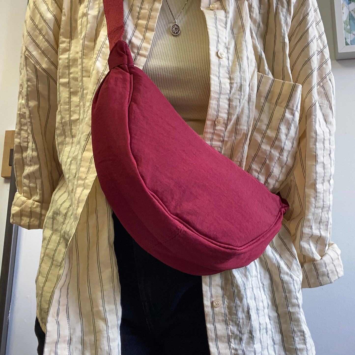 Burgundy Bumbag by Stanley