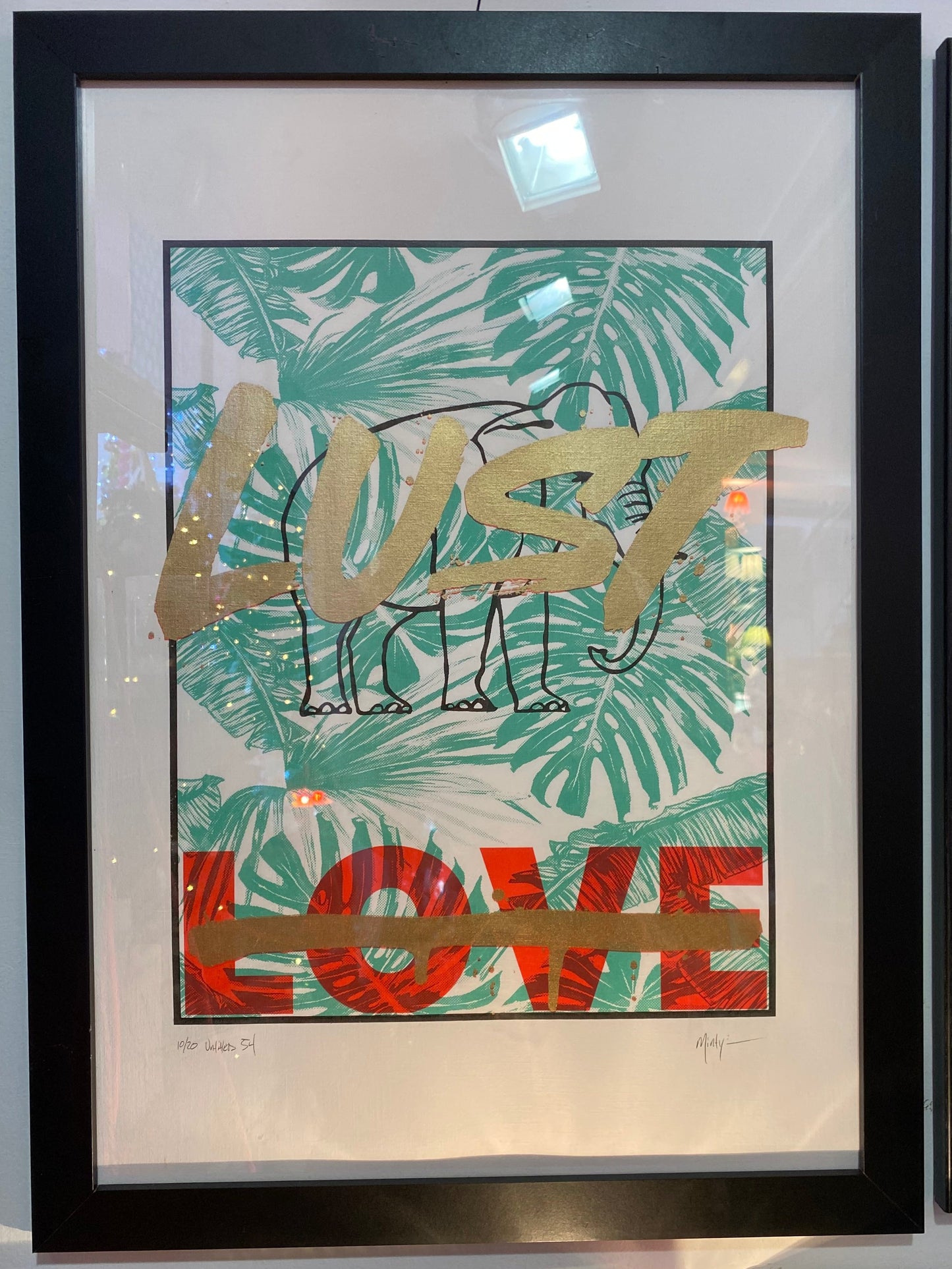 'LUST LOVE' Exclusive ORIGINAL & SIGNED Art signed by Minty