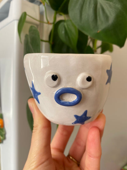 Starry Handmade Ceramic Cup by Studio Pastel