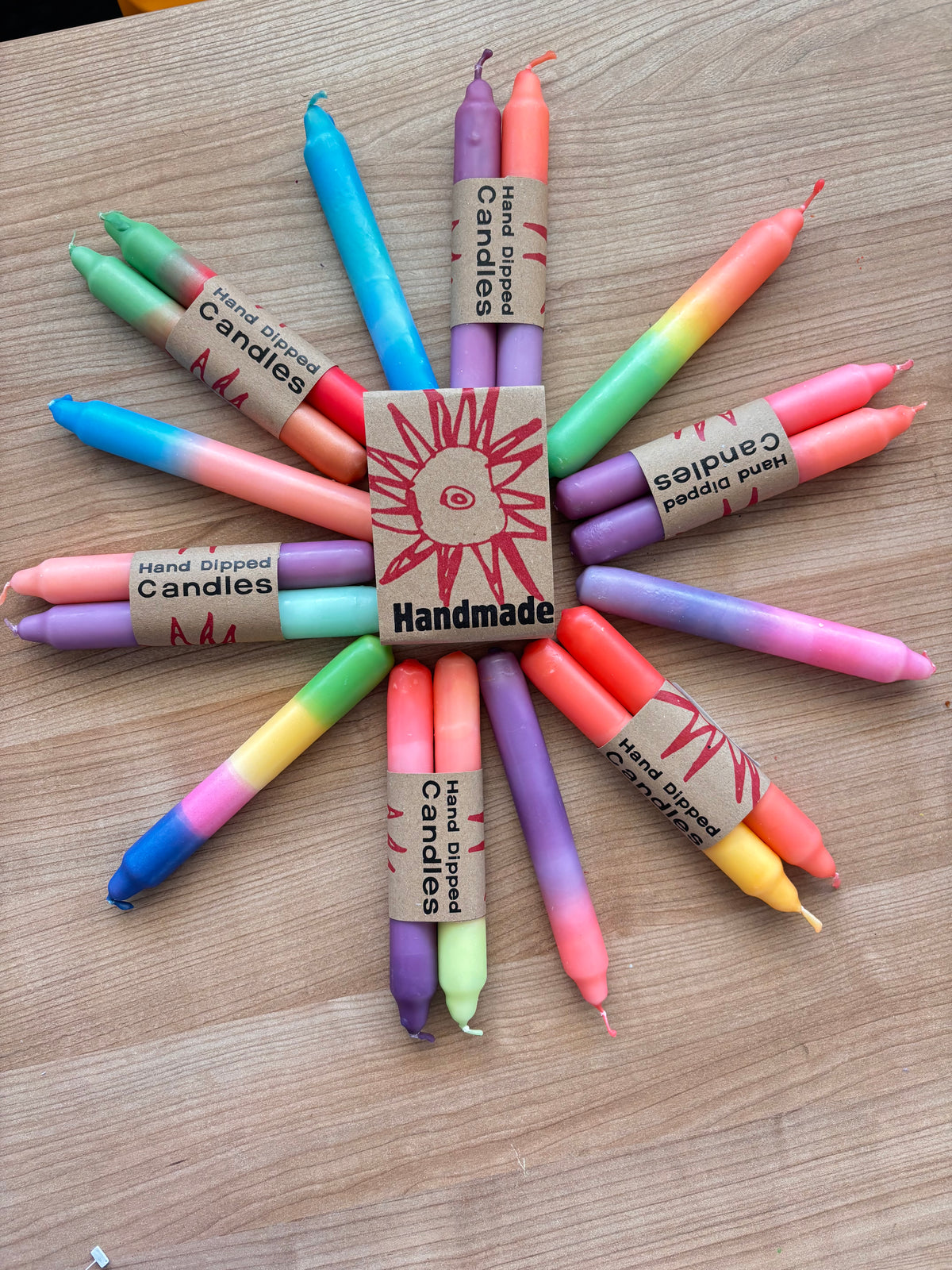 Hand Dipped Candles By DSDT