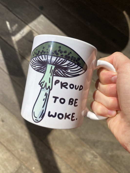 Proud to be Woke design Mug by Daze Made