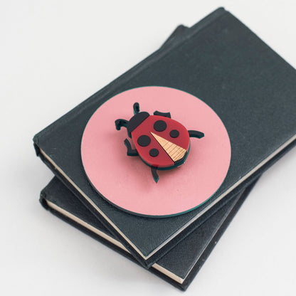 Ladybird Brooch by Laura Danby