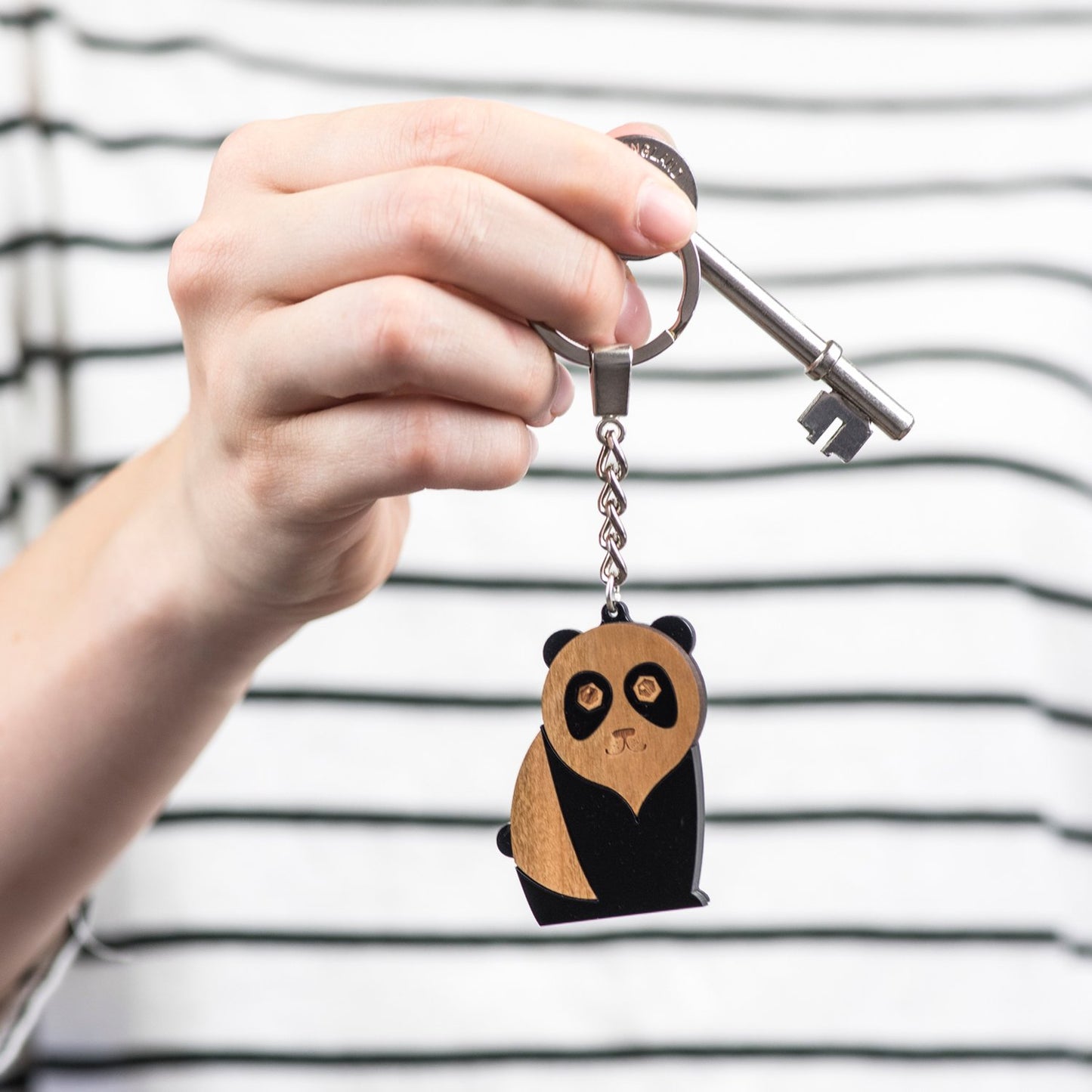 Panda Keyring by Laura Danby