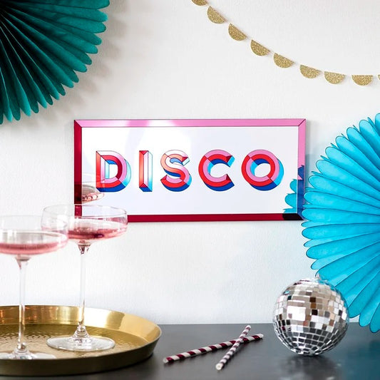 DISCO Mirror Sign By Laura Danby