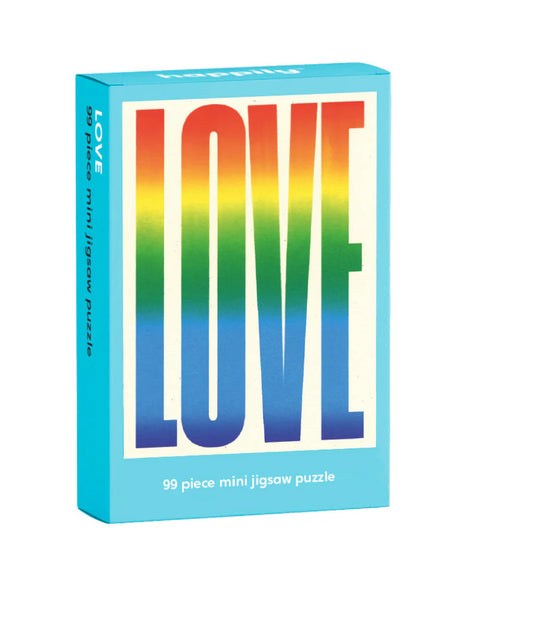 LOVE- 99 Piece Mini Jigsaw Puzzle by Happily