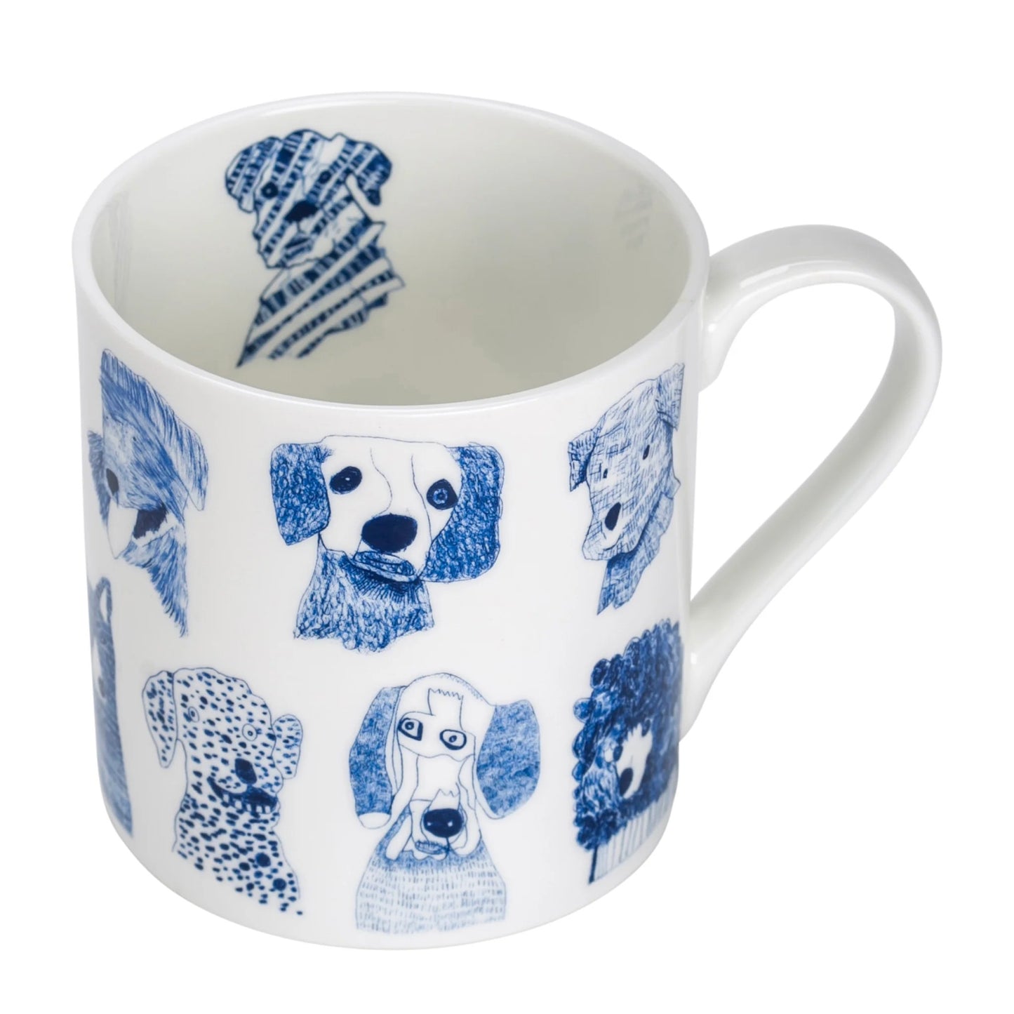 Blue Dogs, Fine Bone China Mug By Arthouse