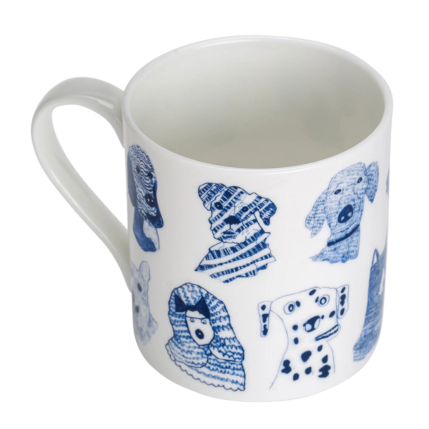 Blue Dogs, Fine Bone China Mug By Arthouse