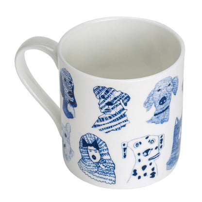 Blue Dogs, Fine Bone China Mug By Arthouse