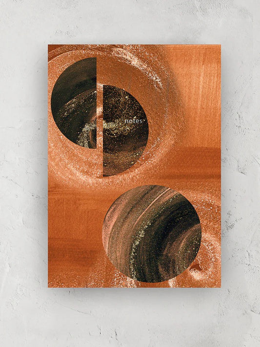 Moon passage copper notebook by Nikki Strange