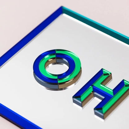 Oh Yes Mirror Sign By Laura Danby