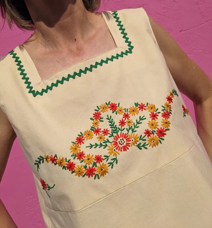 Square Neck Ric Rac Pillowcase Top By Patchwork Park