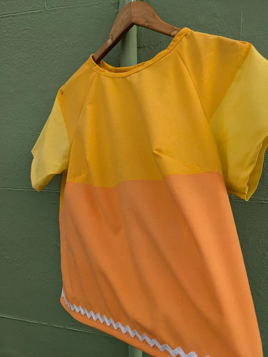 Handmade Vintage Colour Block top By Patchwork Park