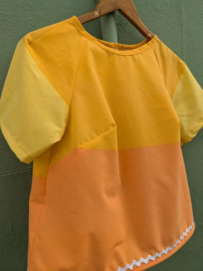 Handmade Vintage Colour Block top By Patchwork Park