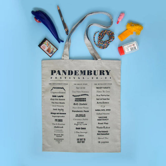 Pandembury Festival Tote Bag by Garudio