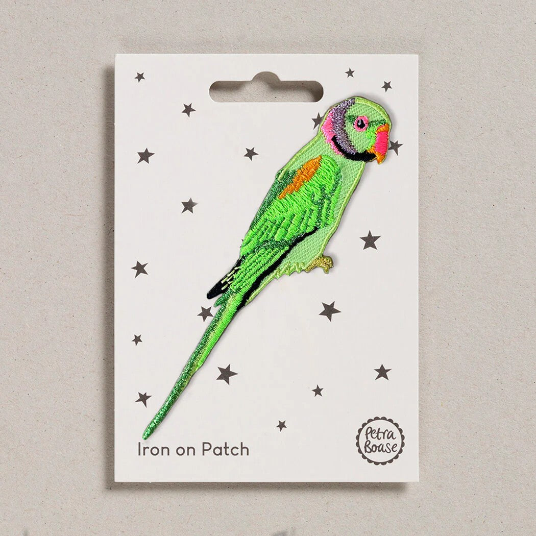 Parrot Iron on Patch By Petra Boase