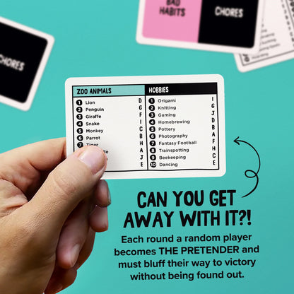 'The Pretender' Bluffing Game by Gamely