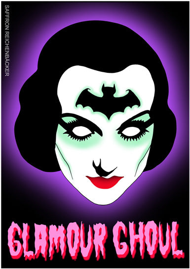 Glamour Ghoul I Print By Saffron Reichenbacker