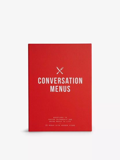 Conversation Menus card set by The School Of Life