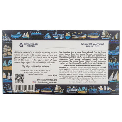 Ship Ahoy, Salted Caramel Milk Chocolate with Pretzel Pieces by ARTHOUSE