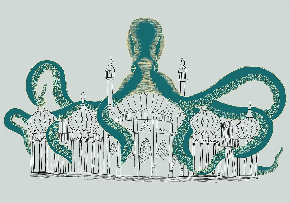 Royal Pavilion, Brighton Art Print by Ruth Wragg-Jones