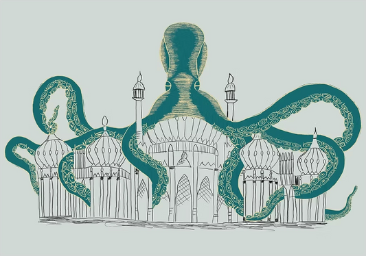 Royal Pavilion, Brighton Art Print by Ruth Wragg-Jones