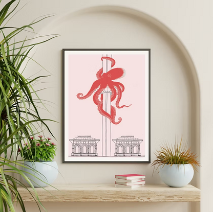 i360, Brighton Art Print by Ruth Wragg-Jones