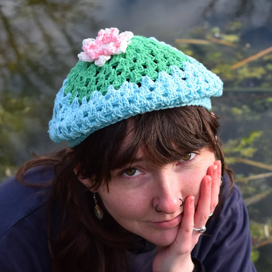The Waterlily Beret by HoleyCow