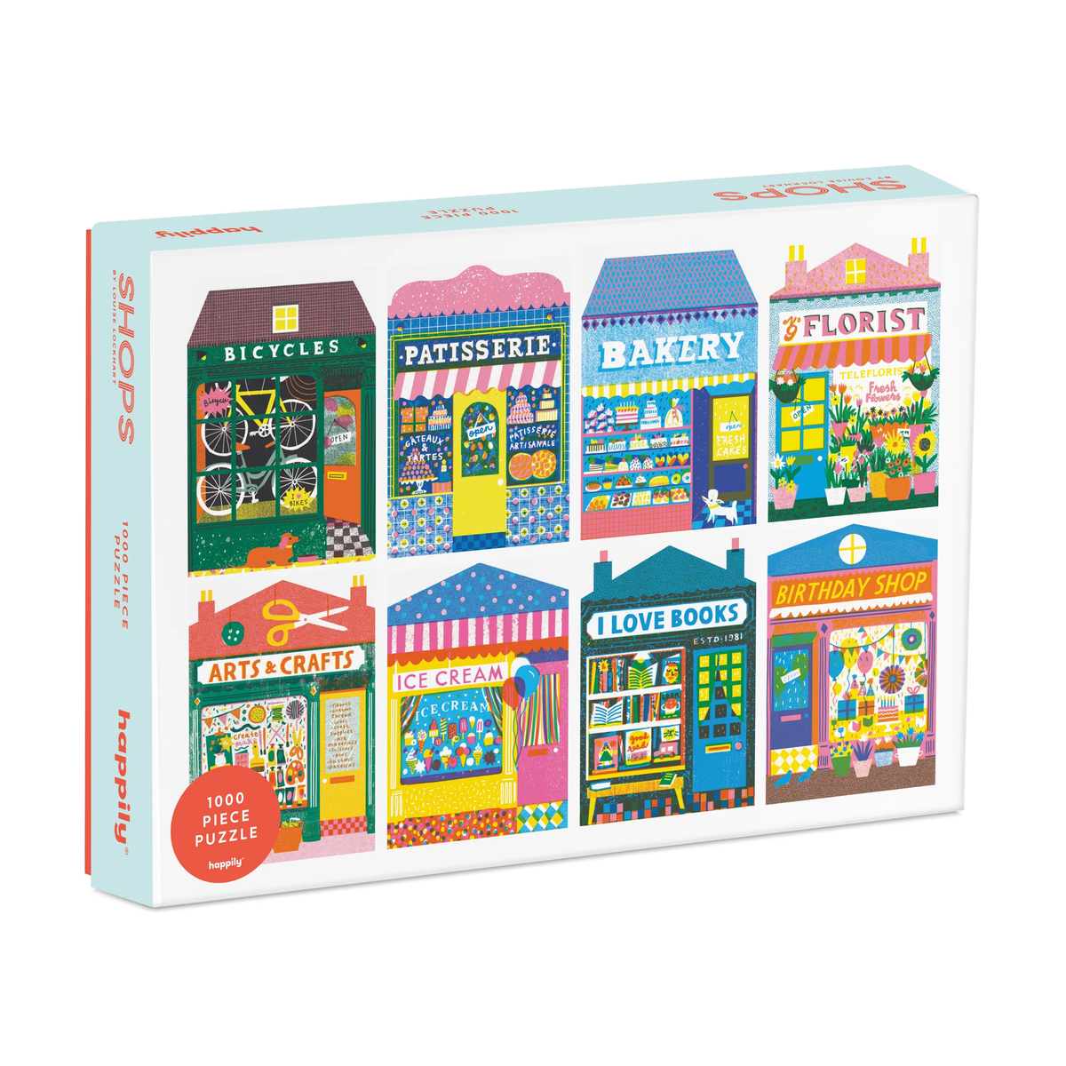 Shops - 1,000 Piece Jigsaw Puzzle by Happily