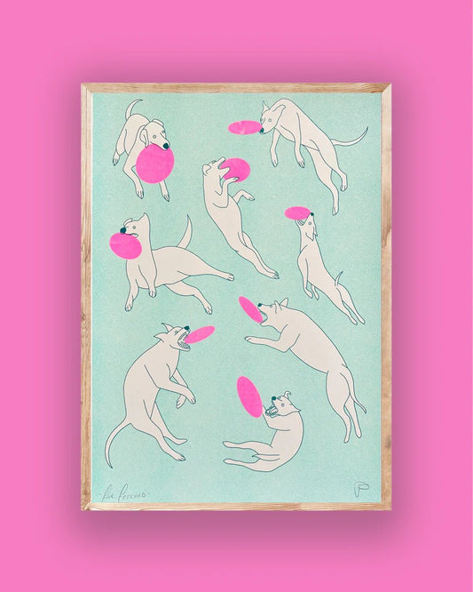 Far Fetched Riso Print by Strangford