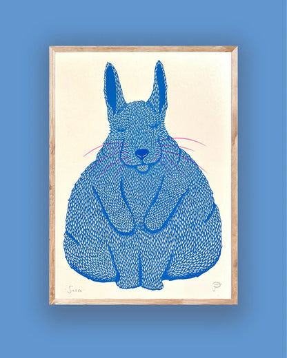 Siesta Riso Print by Strangford