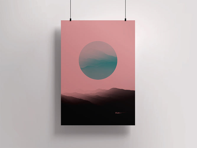 Sunrise. Photography and Graphic Giclee Art Print by Basz Design