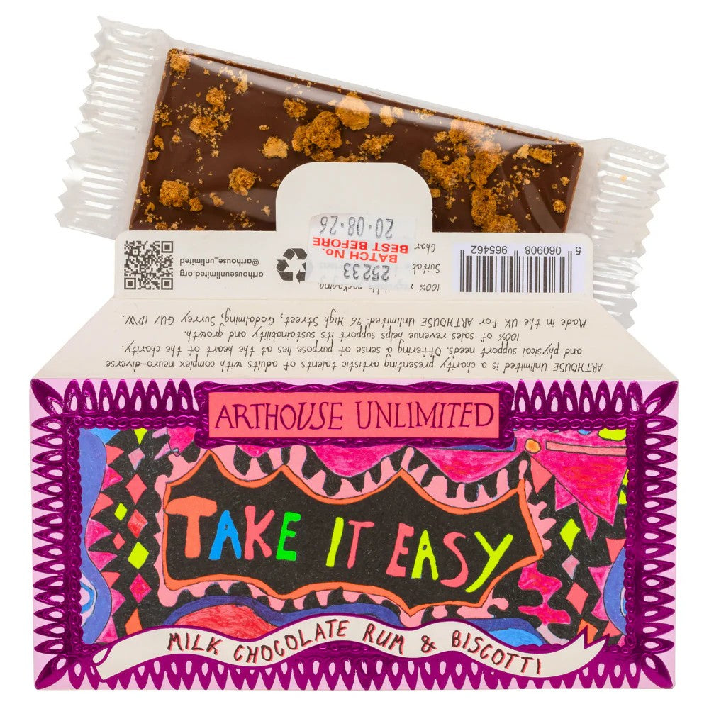 Joy Sized: Take It Easy, Milk Chocolate Rum & Biscotti by ARTHOUSE