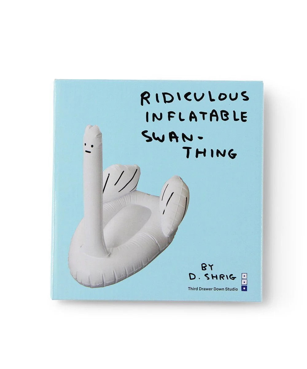 Ridiculous Inflatable Swan-Thing By David Shrigley