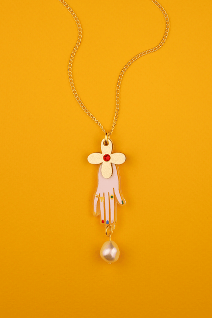 Tudor Hand Pendant by Misfit Makes