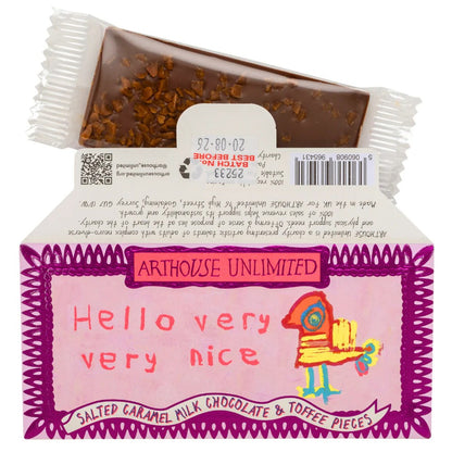 Joy Sized: Hello, Very Very Nice, Salted Caramel Milk Chocolate & Toffee Pieces ARTHOUSE