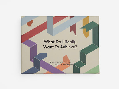 WHAT WANT ACHIEVE GAME Card Game by THE SCHOOL OF LIFE