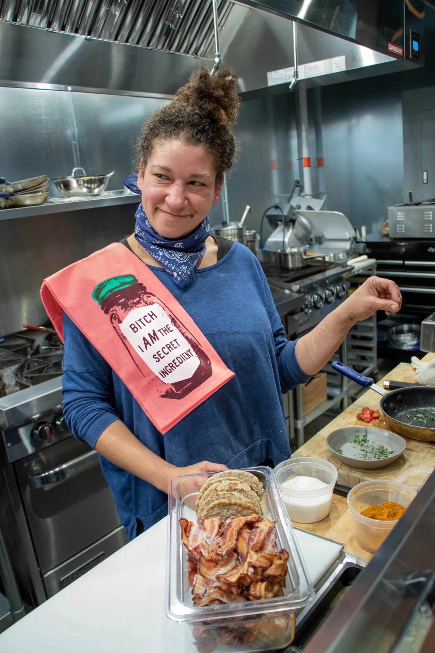 Secret Ingredient Dish Tea Towel by Incognito