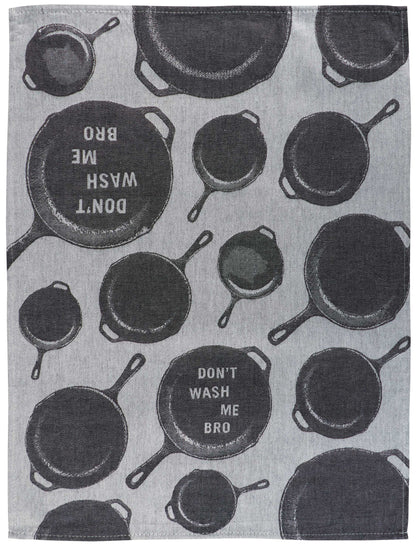 Don't Wash Me Bro Dish Tea Towel by Incognito