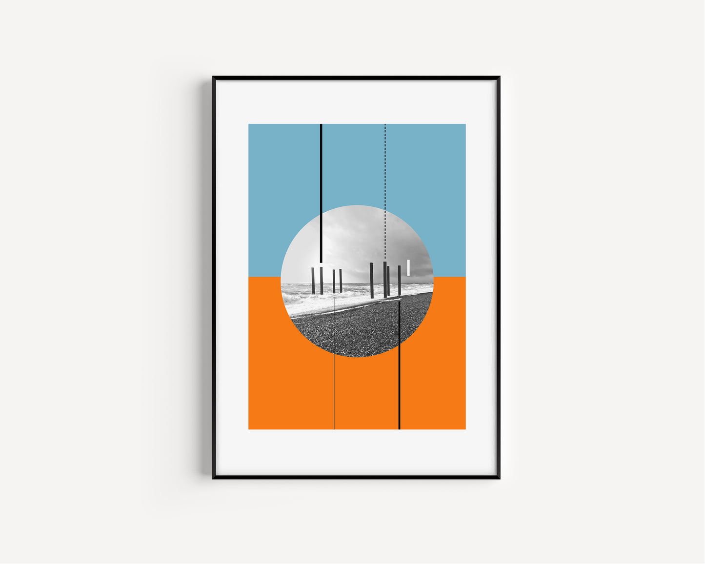 West Pier, Wall Art Print by Basz Design