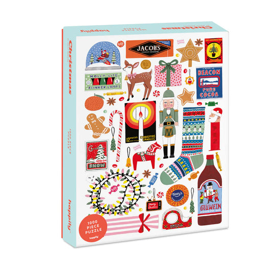 Christmas - 1,000 Piece Jigsaw Puzzle by Happily