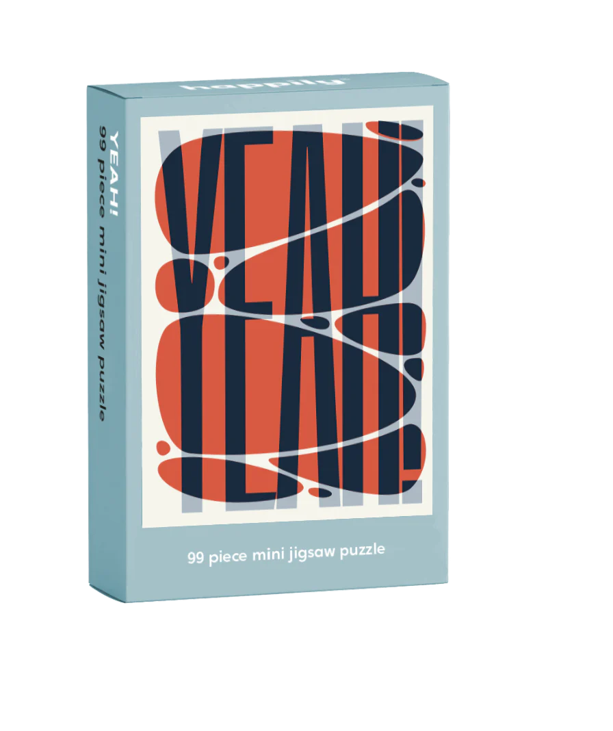 Yeah!- 99 Piece Mini Jigsaw Puzzle by Happily