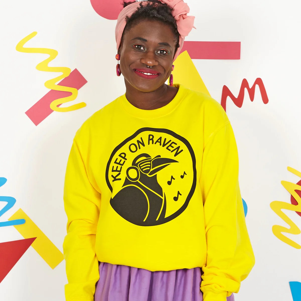 Keep On Raven Unisex Sweatshirt By Hello Dodo