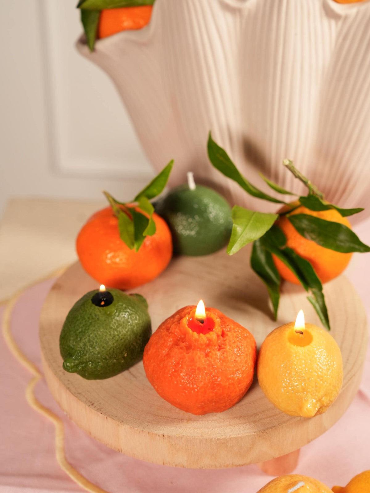 Handmade Fruit-shaped Candles By Flametip