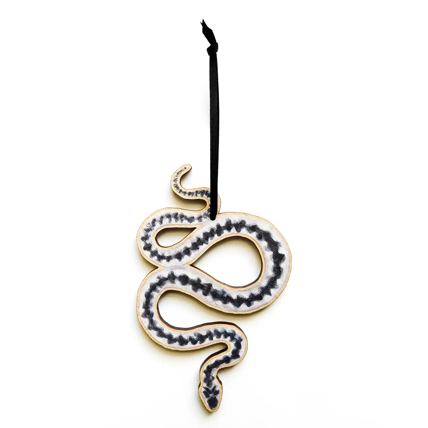 Reptilia Adder Wooden Hanging Decoration by Also the Bison