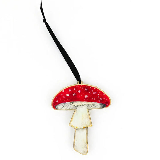 Fly Agaric Hanging Decoration by Also the Bison