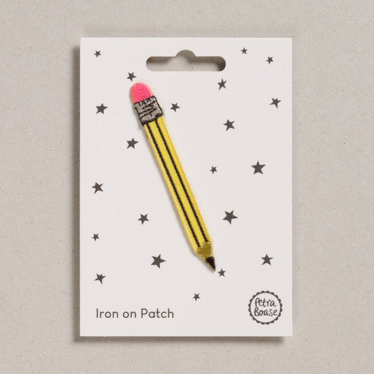 Pencil Iron-On Embroidered Patch