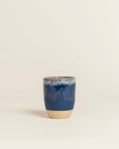 Blue Cappuccino Cup Luar By Grain By Grain