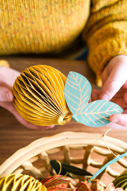 Lemon Honeycomb Ornament By East End Press